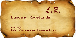 Luncanu Rodelinda névjegykártya